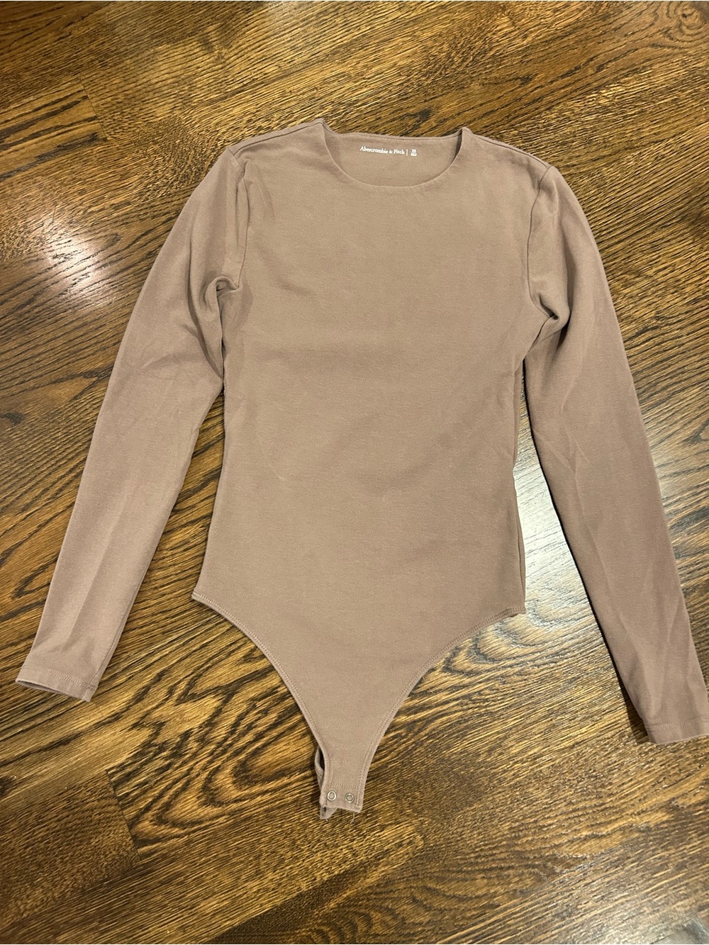 Abercrombie Women’s XS Double-lined Bodysuit in Taupe